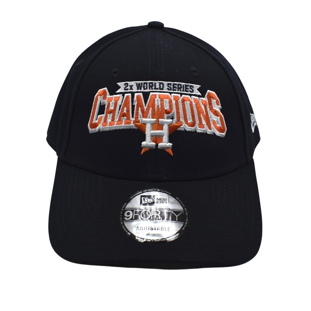 New Era‎ 9FORTY Houston Astros MLB 2x World Series Champions Adjustable Hat Cap